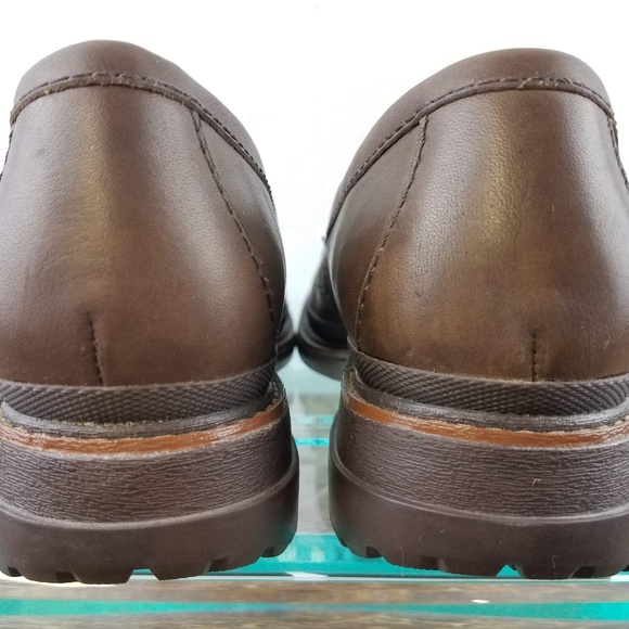 Timberland Waterproof Brown Leather Slip Clogs 6M - Picture 7 of 8